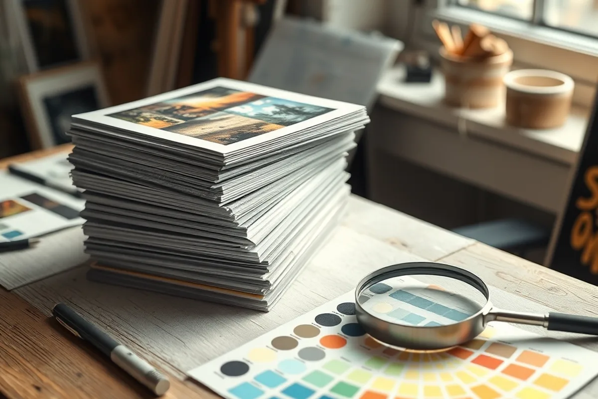 Build a palette with print in mind
